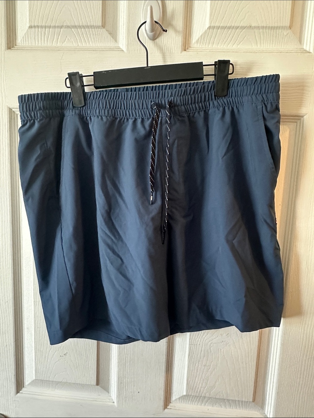 Men's Navy Trunks with Drawstring